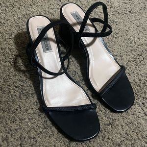 Steve Madden Black Heeled Sandal